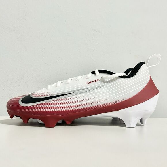 Nike Vapor Speed 3 “White Team Crimson” Men’s Size 7.5-9 Football Cleats - Picture 4 of 9